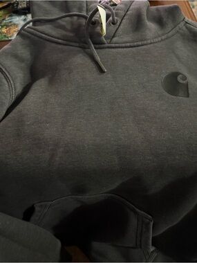 Carhartt Men’s Dark Charcoal Crewneck Hoodie